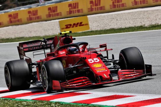 Carlos Sainz Jr (ESP) Ferrari SF-21.
07.05.2021 Formula 1 World Championship, Rd 4, Spanish Grand Prix, Barcelona, Spain, Practice Day.
- www.xpbimages.com, EMail: requests@xpbimages.com &copy; Copyright: Batchelor / XPB Images
