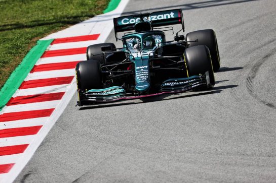 Lance Stroll (CDN) Aston Martin F1 Team AMR21.
07.05.2021 Formula 1 World Championship, Rd 4, Spanish Grand Prix, Barcelona, Spain, Practice Day.
- www.xpbimages.com, EMail: requests@xpbimages.com &copy; Copyright: Batchelor / XPB Images