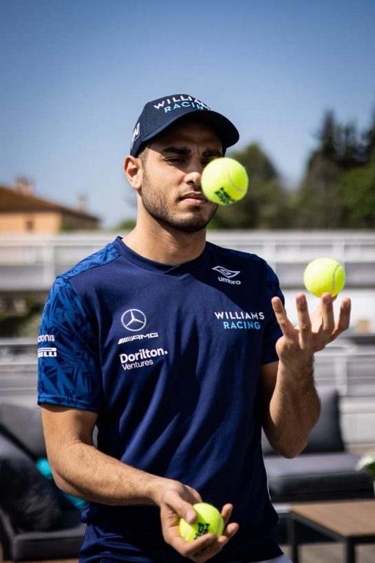 Roy Nissany (ISR) Williams Racing Development Driver - juggling.
07.05.2021 Formula 1 World Championship, Rd 4, Spanish Grand Prix, Barcelona, Spain, Practice Day.
- www.xpbimages.com, EMail: requests@xpbimages.com &copy; Copyright: Bearne / XPB Images