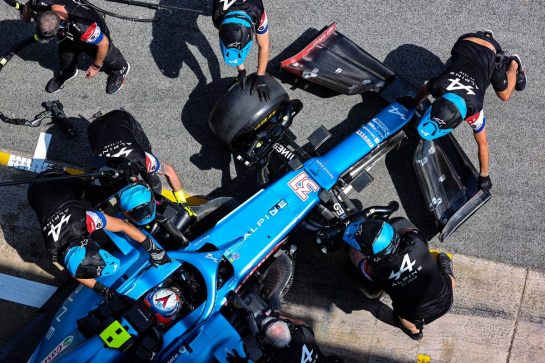 Esteban Ocon (FRA) Alpine F1 Team A521.
07.05.2021 Formula 1 World Championship, Rd 4, Spanish Grand Prix, Barcelona, Spain, Practice Day.
- www.xpbimages.com, EMail: requests@xpbimages.com &copy; Copyright: Charniaux / XPB Images