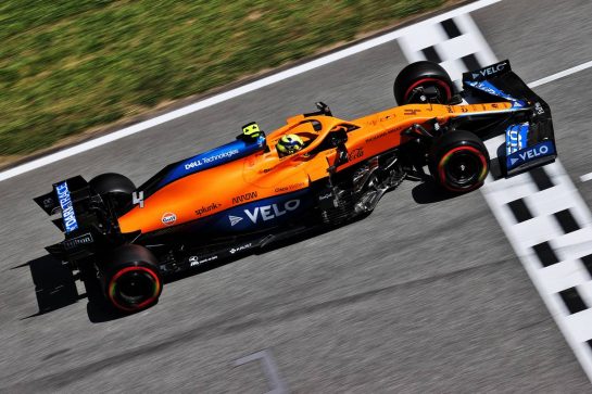 Lando Norris (GBR) McLaren MCL35M.
08.05.2021. Formula 1 World Championship, Rd 4, Spanish Grand Prix, Barcelona, Spain, Qualifying Day.
- www.xpbimages.com, EMail: requests@xpbimages.com © Copyright: Batchelor / XPB Images