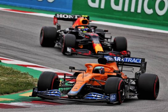 Daniel Ricciardo (AUS) McLaren MCL35M.
09.05.2021. Formula 1 World Championship, Rd 4, Spanish Grand Prix, Barcelona, Spain, Race Day.
- www.xpbimages.com, EMail: requests@xpbimages.com © Copyright: Batchelor / XPB Images