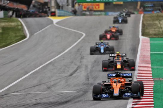 Daniel Ricciardo (AUS) McLaren MCL35M.
09.05.2021. Formula 1 World Championship, Rd 4, Spanish Grand Prix, Barcelona, Spain, Race Day.
- www.xpbimages.com, EMail: requests@xpbimages.com © Copyright: Batchelor / XPB Images