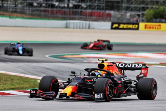 Sergio Perez (MEX) Red Bull Racing RB16B.
09.05.2021. Formula 1 World Championship, Rd 4, Spanish Grand Prix, Barcelona, Spain, Race Day.
- www.xpbimages.com, EMail: requests@xpbimages.com © Copyright: Batchelor / XPB Images