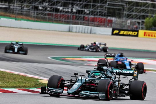Lance Stroll (CDN) Aston Martin F1 Team AMR21.
09.05.2021. Formula 1 World Championship, Rd 4, Spanish Grand Prix, Barcelona, Spain, Race Day.
- www.xpbimages.com, EMail: requests@xpbimages.com © Copyright: Batchelor / XPB Images