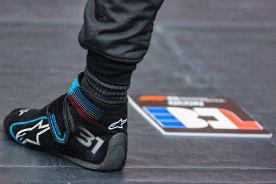 Esteban Ocon (FRA) Alpine F1 Team on the grid - racing boot.
09.05.2021. Formula 1 World Championship, Rd 4, Spanish Grand Prix, Barcelona, Spain, Race Day.
- www.xpbimages.com, EMail: requests@xpbimages.com © Copyright: Charniaux / XPB Images