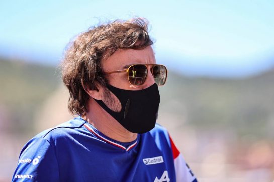 Fernando Alonso (ESP) Alpine F1 Team.
19.05.2021. Formula 1 World Championship, Rd 5, Monaco Grand Prix, Monte Carlo, Monaco, Preparation Day.
- www.xpbimages.com, EMail: requests@xpbimages.com © Copyright: Charniaux / XPB Images