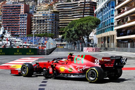 Carlos Sainz Jr (ESP) Ferrari SF-21.
20.05.2021. Formula 1 World Championship, Rd 5, Monaco Grand Prix, Monte Carlo, Monaco, Practice Day.
- www.xpbimages.com, EMail: requests@xpbimages.com © Copyright: Moy / XPB Images