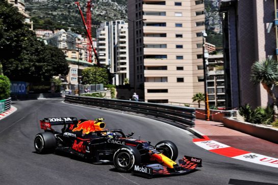 Sergio Perez (MEX) Red Bull Racing RB16B.
20.05.2021. Formula 1 World Championship, Rd 5, Monaco Grand Prix, Monte Carlo, Monaco, Practice Day.
- www.xpbimages.com, EMail: requests@xpbimages.com © Copyright: Batchelor / XPB Images