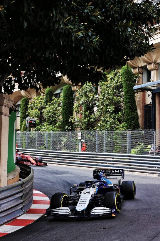 George Russell (GBR) Williams Racing FW43B.
22.05.2021. Formula 1 World Championship, Rd 5, Monaco Grand Prix, Monte Carlo, Monaco, Qualifying Day.
- www.xpbimages.com, EMail: requests@xpbimages.com © Copyright: Moy / XPB Images