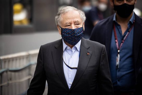 Jean Todt (FRA) FIA President.
22.05.2021. Formula 1 World Championship, Rd 5, Monaco Grand Prix, Monte Carlo, Monaco, Qualifying Day.
- www.xpbimages.com, EMail: requests@xpbimages.com © Copyright: Bearne / XPB Images