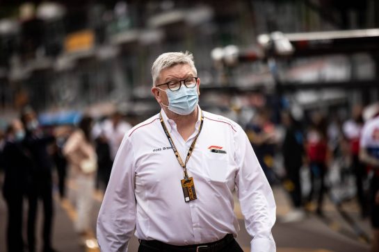 Ross Brawn (GBR) Managing Director, Motor Sports.
22.05.2021. Formula 1 World Championship, Rd 5, Monaco Grand Prix, Monte Carlo, Monaco, Qualifying Day.
- www.xpbimages.com, EMail: requests@xpbimages.com © Copyright: Bearne / XPB Images