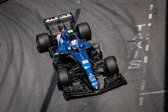 Esteban Ocon (FRA) Alpine F1 Team A521.
23.05.2021. Formula 1 World Championship, Rd 5, Monaco Grand Prix, Monte Carlo, Monaco, Race Day.
- www.xpbimages.com, EMail: requests@xpbimages.com © Copyright: Bearne / XPB Images