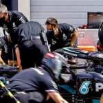 Hamilton: ‘We were all sliding around out there!’