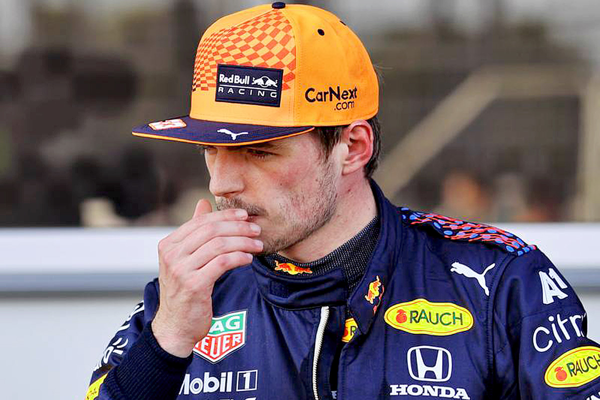 Max Verstappen (NLD) Red Bull Racing in qualifying parc ferme. 05.06.2021. Formula 1 World Championship, Rd 6, Azerbaijan Grand Prix, Baku