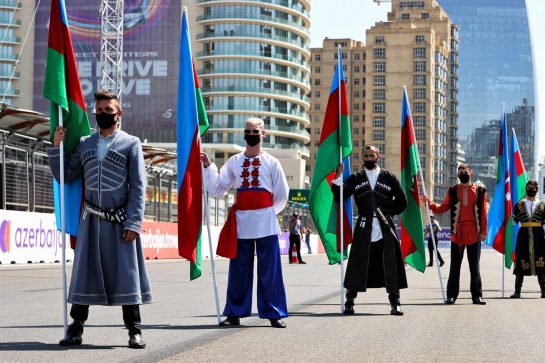 Circuit atmosphere.
03.06.2021. Formula 1 World Championship, Rd 6, Azerbaijan Grand Prix, Baku Street Circuit, Azerbaijan, Preparation Day.
- www.xpbimages.com, EMail: requests@xpbimages.com &copy; Copyright: Moy / XPB Images