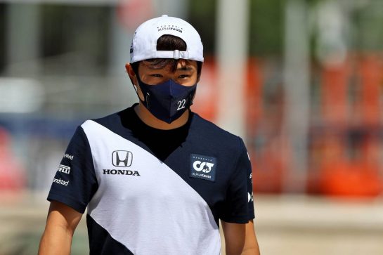 Yuki Tsunoda (JPN) AlphaTauri.
03.06.2021. Formula 1 World Championship, Rd 6, Azerbaijan Grand Prix, Baku Street Circuit, Azerbaijan, Preparation Day.
- www.xpbimages.com, EMail: requests@xpbimages.com &copy; Copyright: Moy / XPB Images