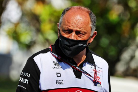 Frederic Vasseur (FRA) Alfa Romeo Racing Team Principal.
03.06.2021. Formula 1 World Championship, Rd 6, Azerbaijan Grand Prix, Baku Street Circuit, Azerbaijan, Preparation Day.
- www.xpbimages.com, EMail: requests@xpbimages.com &copy; Copyright: Moy / XPB Images
