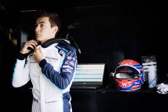 George Russell (GBR) Williams Racing.
04.06.2021. Formula 1 World Championship, Rd 6, Azerbaijan Grand Prix, Baku Street Circuit, Azerbaijan, Practice Day.
- www.xpbimages.com, EMail: requests@xpbimages.com © Copyright: Bearne / XPB Images