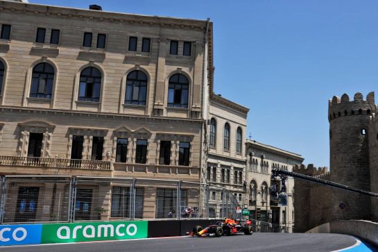Sergio Perez (MEX) Red Bull Racing RB16B.
04.06.2021. Formula 1 World Championship, Rd 6, Azerbaijan Grand Prix, Baku Street Circuit, Azerbaijan, Practice Day.
- www.xpbimages.com, EMail: requests@xpbimages.com © Copyright: Batchelor / XPB Images