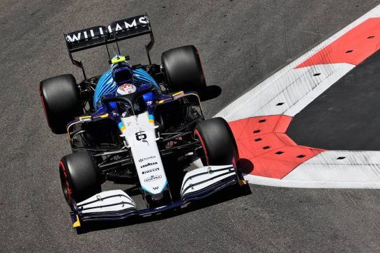 Nicholas Latifi (CDN) Williams Racing FW43B.
05.06.2021. Formula 1 World Championship, Rd 6, Azerbaijan Grand Prix, Baku Street Circuit, Azerbaijan, Qualifying Day.
- www.xpbimages.com, EMail: requests@xpbimages.com &copy; Copyright: Batchelor / XPB Images
