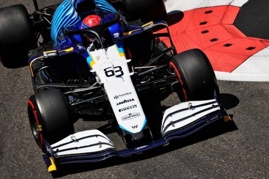 George Russell (GBR) Williams Racing FW43B.
05.06.2021. Formula 1 World Championship, Rd 6, Azerbaijan Grand Prix, Baku Street Circuit, Azerbaijan, Qualifying Day.
- www.xpbimages.com, EMail: requests@xpbimages.com &copy; Copyright: Batchelor / XPB Images