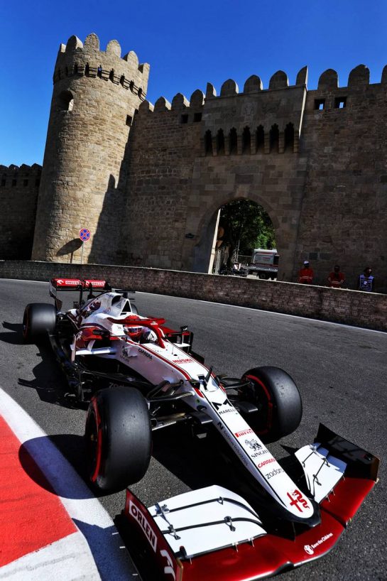 Kimi Raikkonen (FIN) Alfa Romeo Racing C41.
05.06.2021. Formula 1 World Championship, Rd 6, Azerbaijan Grand Prix, Baku Street Circuit, Azerbaijan, Qualifying Day.
- www.xpbimages.com, EMail: requests@xpbimages.com &copy; Copyright: Moy / XPB Images
