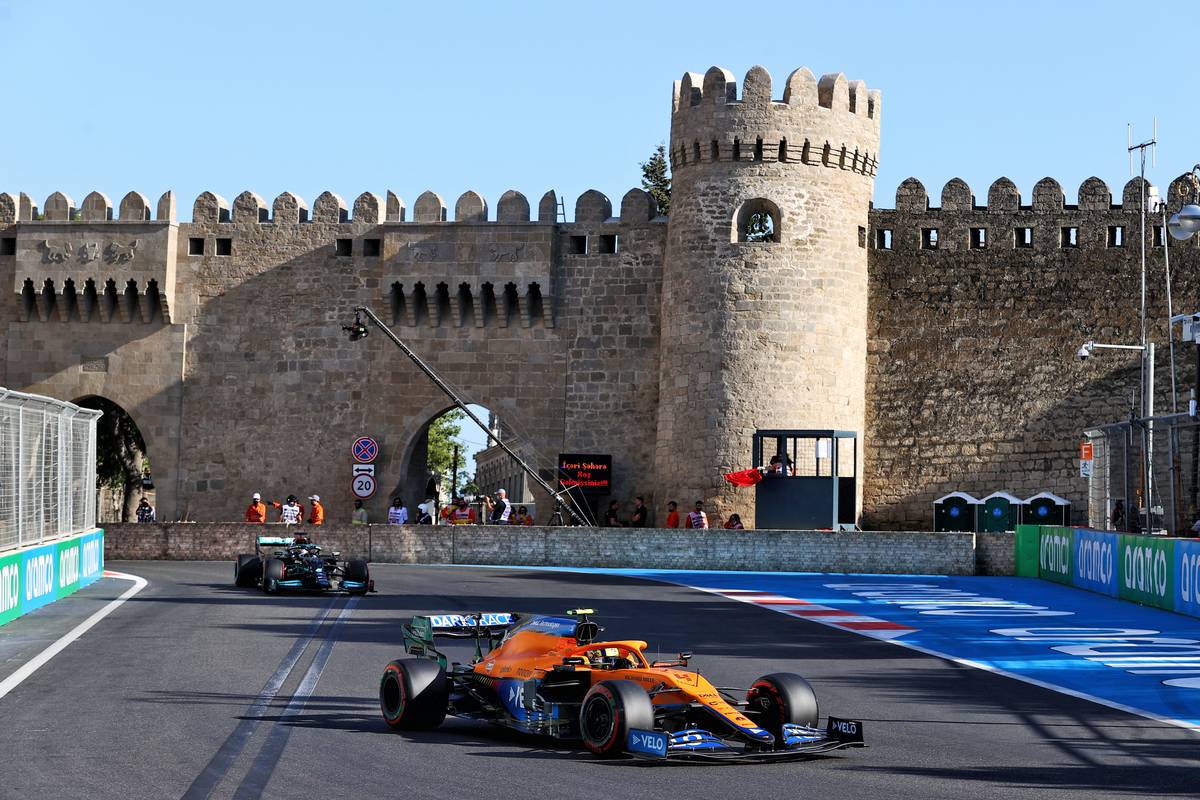 Lando Norris (GBR) McLaren MCL35M. 05.06.2021. Formula 1 World Championship, Rd 6, Azerbaijan Grand Prix, Baku 