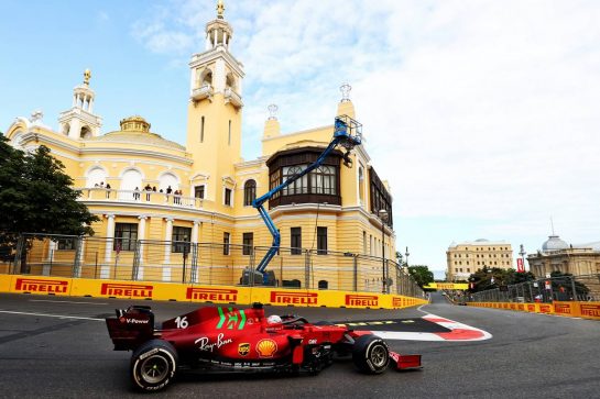 Charles Leclerc (MON) Ferrari SF-21.
06.06.2021. Formula 1 World Championship, Rd 6, Azerbaijan Grand Prix, Baku Street Circuit, Azerbaijan, Race Day.
- www.xpbimages.com, EMail: requests@xpbimages.com &copy; Copyright: Moy / XPB Images