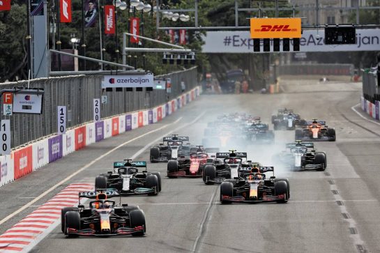 Max Verstappen (NLD) Red Bull Racing RB16B.
06.06.2021. Formula 1 World Championship, Rd 6, Azerbaijan Grand Prix, Baku Street Circuit, Azerbaijan, Race Day.
- www.xpbimages.com, EMail: requests@xpbimages.com &copy; Copyright: Batchelor / XPB Images