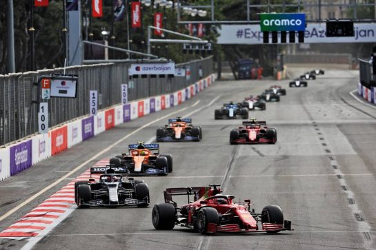 Charles Leclerc (MON) Ferrari SF-21.
06.06.2021. Formula 1 World Championship, Rd 6, Azerbaijan Grand Prix, Baku Street Circuit, Azerbaijan, Race Day.
- www.xpbimages.com, EMail: requests@xpbimages.com &copy; Copyright: Batchelor / XPB Images
