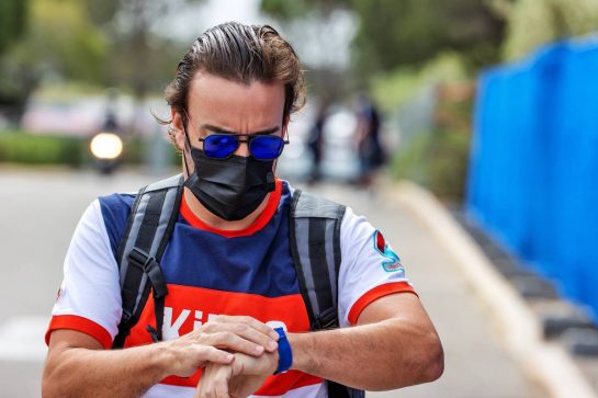 Fernando Alonso (ESP) Alpine F1 Team.
17.06.2021. Formula 1 World Championship, Rd 7, French Grand Prix, Paul Ricard, France, Preparation Day.
- www.xpbimages.com, EMail: requests@xpbimages.com &copy; Copyright: Batchelor / XPB Images