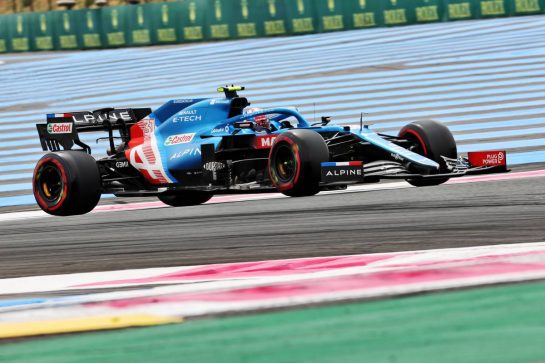 Esteban Ocon (FRA) Alpine F1 Team A521.
19.06.2021. Formula 1 World Championship, Rd 7, French Grand Prix, Paul Ricard, France, Qualifying Day.
- www.xpbimages.com, EMail: requests@xpbimages.com &copy; Copyright: Charniaux / XPB Images