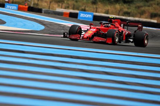 Carlos Sainz Jr (ESP) Ferrari SF-21.
19.06.2021. Formula 1 World Championship, Rd 7, French Grand Prix, Paul Ricard, France, Qualifying Day.
- www.xpbimages.com, EMail: requests@xpbimages.com &copy; Copyright: Batchelor / XPB Images