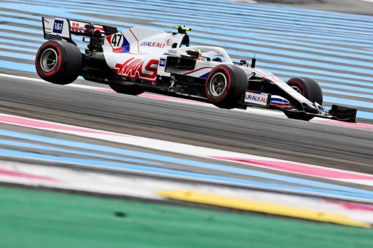 Mick Schumacher (GER) Haas VF-21.
19.06.2021. Formula 1 World Championship, Rd 7, French Grand Prix, Paul Ricard, France, Qualifying Day.
- www.xpbimages.com, EMail: requests@xpbimages.com &copy; Copyright: Charniaux / XPB Images