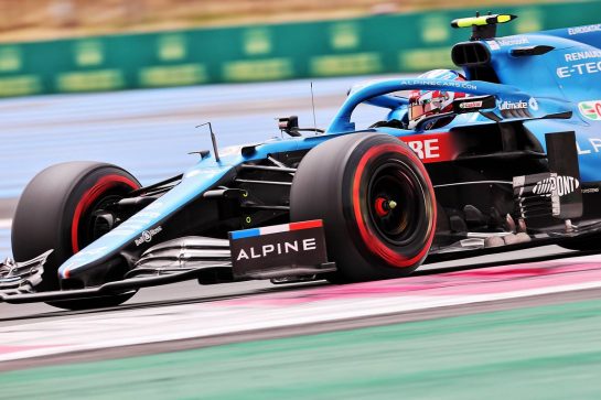 Esteban Ocon (FRA) Alpine F1 Team A521.
19.06.2021. Formula 1 World Championship, Rd 7, French Grand Prix, Paul Ricard, France, Qualifying Day.
- www.xpbimages.com, EMail: requests@xpbimages.com &copy; Copyright: Charniaux / XPB Images
