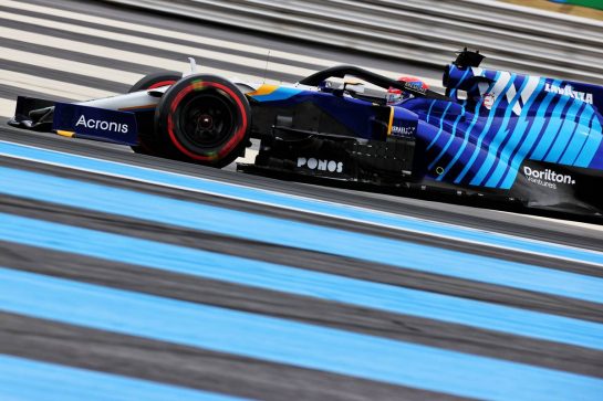 George Russell (GBR) Williams Racing FW43B.
19.06.2021. Formula 1 World Championship, Rd 7, French Grand Prix, Paul Ricard, France, Qualifying Day.
- www.xpbimages.com, EMail: requests@xpbimages.com &copy; Copyright: Batchelor / XPB Images