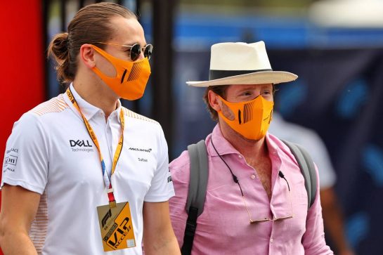McLaren guests in the paddock.
19.06.2021. Formula 1 World Championship, Rd 7, French Grand Prix, Paul Ricard, France, Qualifying Day.
- www.xpbimages.com, EMail: requests@xpbimages.com &copy; Copyright: Moy / XPB Images