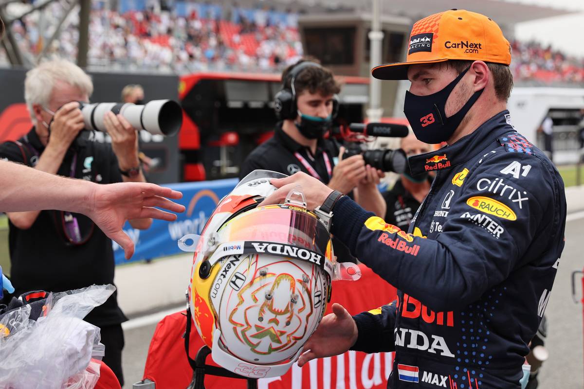 Pole for Max Verstappen (NLD) Red Bull Racing. 19.06.2021. Formula 1 World Championship, Rd 7, French Grand Prix, Paul Ricard