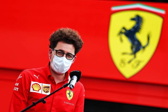 Mattia Binotto (ITA) Ferrari Team Principal.
19.06.2021. Formula 1 World Championship, Rd 7, French Grand Prix, Paul Ricard, France, Qualifying Day.
- www.xpbimages.com, EMail: requests@xpbimages.com &copy; Copyright: Moy / XPB Images