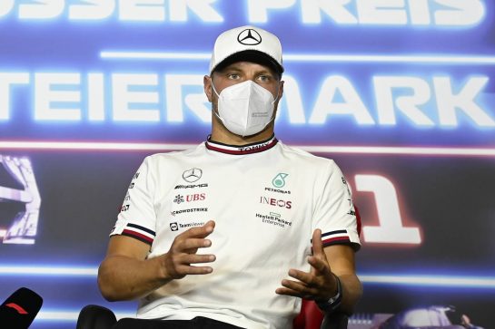 Valtteri Bottas (FIN) Mercedes AMG F1 in the FIA Press Conference.
24.06.2021. Formula 1 World Championship, Rd 8, Steiermark Grand Prix, Spielberg, Austria, Preparation Day.
- www.xpbimages.com, EMail: requests@xpbimages.com © Copyright: FIA Pool Image for Editorial Use Only