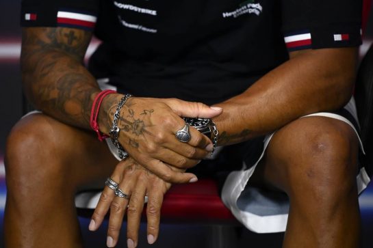 Lewis Hamilton (GBR) Mercedes AMG F1 in the FIA Press Conference.
24.06.2021. Formula 1 World Championship, Rd 8, Steiermark Grand Prix, Spielberg, Austria, Preparation Day.
- www.xpbimages.com, EMail: requests@xpbimages.com © Copyright: FIA Pool Image for Editorial Use Only