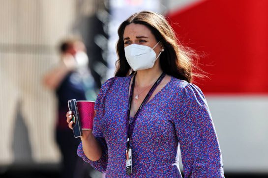 Laura Winter (GBR) F1 Presenter.
25.06.2021. Formula 1 World Championship, Rd 8, Steiermark Grand Prix, Spielberg, Austria, Practice Day.
- www.xpbimages.com, EMail: requests@xpbimages.com © Copyright: Moy / XPB Images