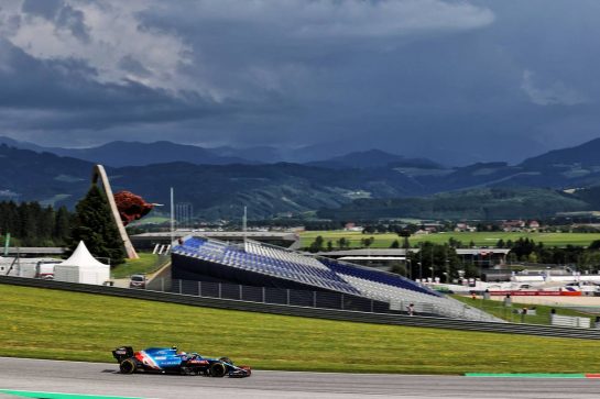 Esteban Ocon (FRA) Alpine F1 Team A521.
25.06.2021. Formula 1 World Championship, Rd 8, Steiermark Grand Prix, Spielberg, Austria, Practice Day.
- www.xpbimages.com, EMail: requests@xpbimages.com © Copyright: Batchelor / XPB Images