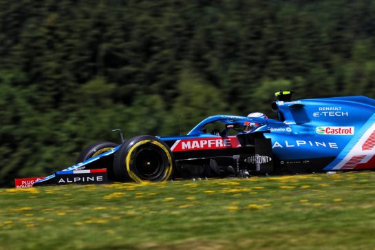 Esteban Ocon (FRA) Alpine F1 Team A521.
26.06.2021. Formula 1 World Championship, Rd 8, Steiermark Grand Prix, Spielberg, Austria, Qualifying Day.
- www.xpbimages.com, EMail: requests@xpbimages.com © Copyright: Batchelor / XPB Images