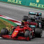 Sainz frustrated to be held up behind Hamilton