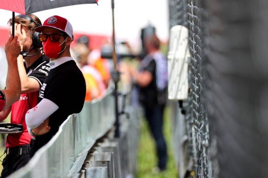 Antonio Giovinazzi (ITA) Alfa Romeo Racing.
27.06.2021. Formula 1 World Championship, Rd 8, Steiermark Grand Prix, Spielberg, Austria, Race Day.
- www.xpbimages.com, EMail: requests@xpbimages.com © Copyright: Batchelor / XPB Images