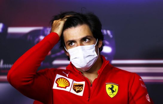 Carlos Sainz Jr (ESP) Ferrari in the FIA Press Conference.
01.07.2021. Formula 1 World Championship, Rd 9, Austrian Grand Prix, Spielberg, Austria, Preparation Day.
- www.xpbimages.com, EMail: requests@xpbimages.com © Copyright: FIA Pool Image for Editorial Use Only