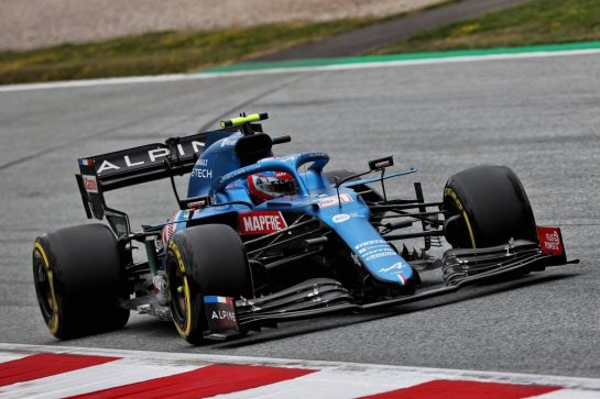 Esteban Ocon (FRA) Alpine F1 Team A521.
02.07.2021. Formula 1 World Championship, Rd 9, Austrian Grand Prix, Spielberg, Austria, Practice Day.
- www.xpbimages.com, EMail: requests@xpbimages.com © Copyright: Batchelor / XPB Images