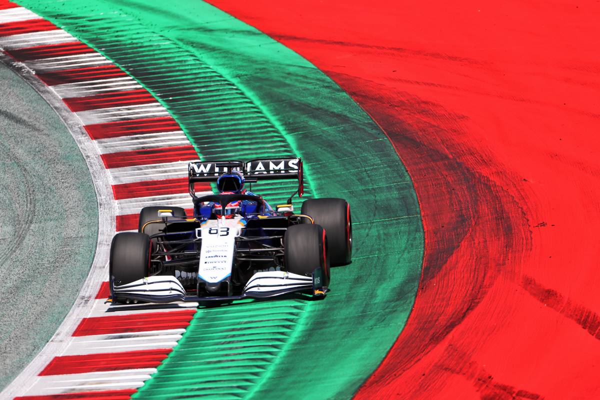 George Russell (GBR) Williams Racing FW43B. 03.07.2021. Formula 1 World Championship, Rd 9, Austrian Grand Prix, Spielberg